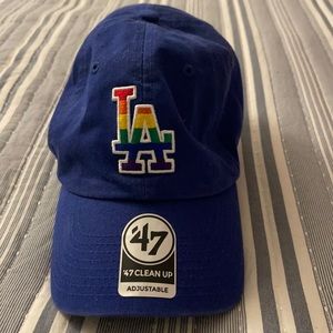 LA Dodgers pride hat